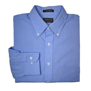 Arrow Blue Long Sleeve Button Down Dress Shirt